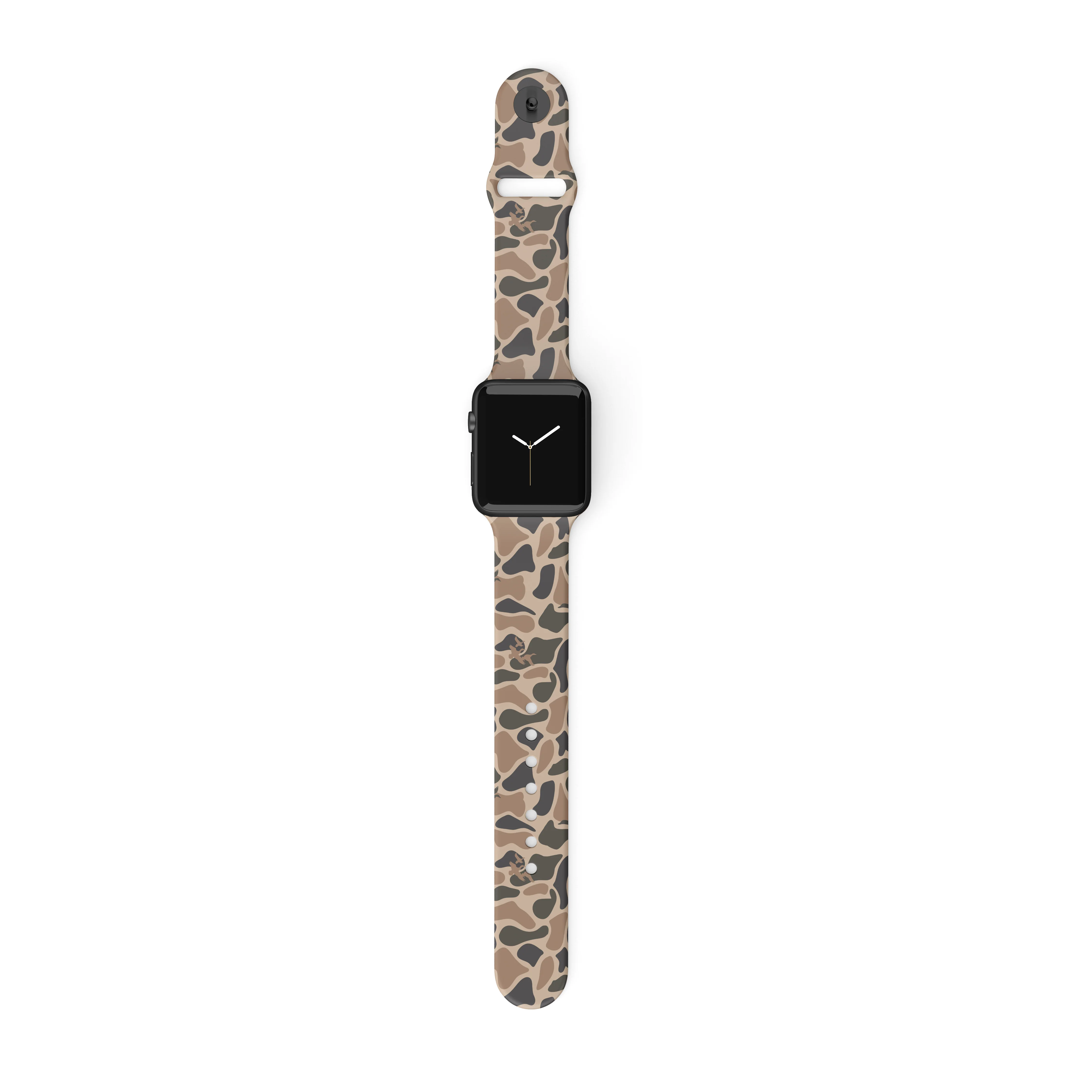 Retro Waterfowl Silicone Apple Watch Band