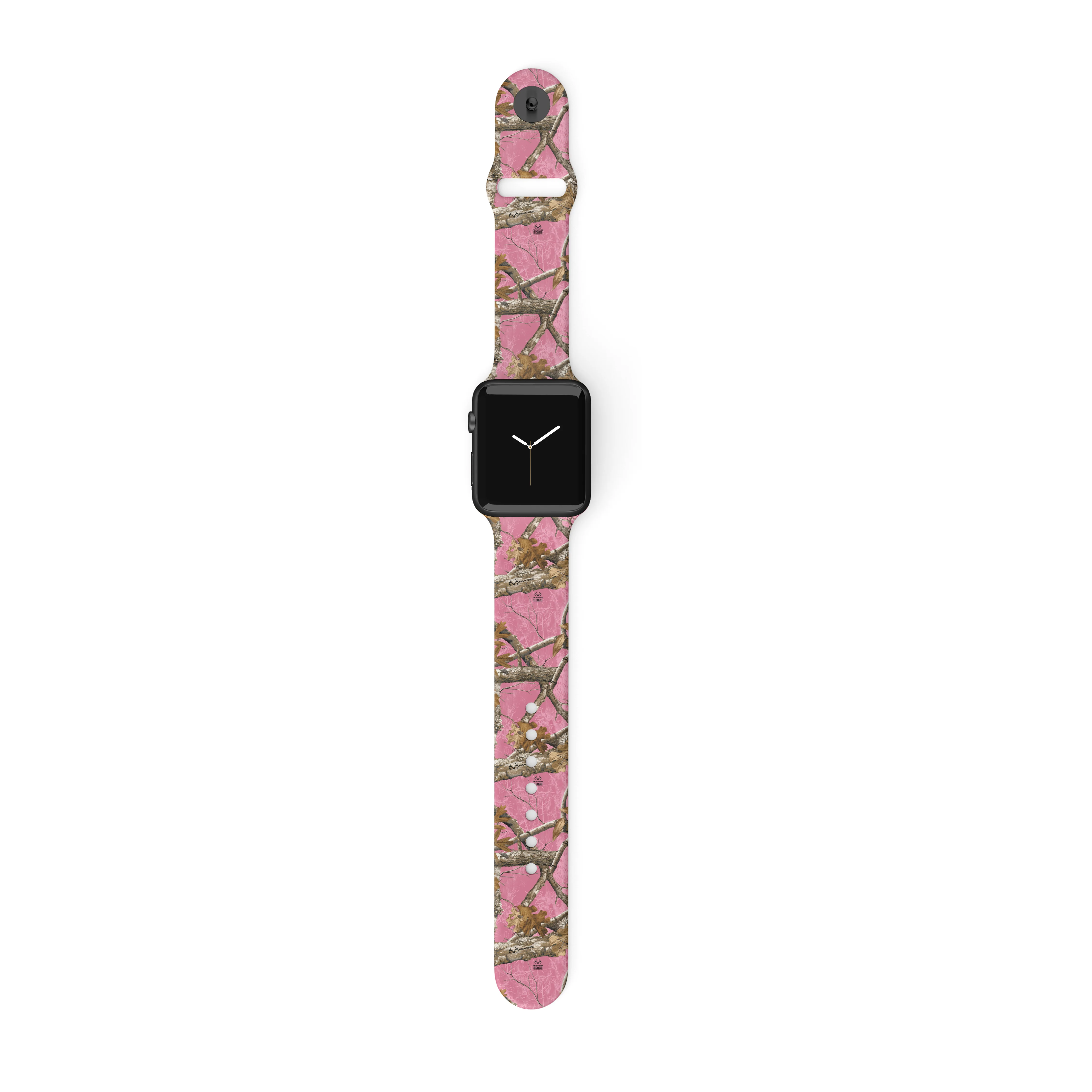 REALTREE EDGE COLORS? Pink Camo Silicone Apple Watch Band