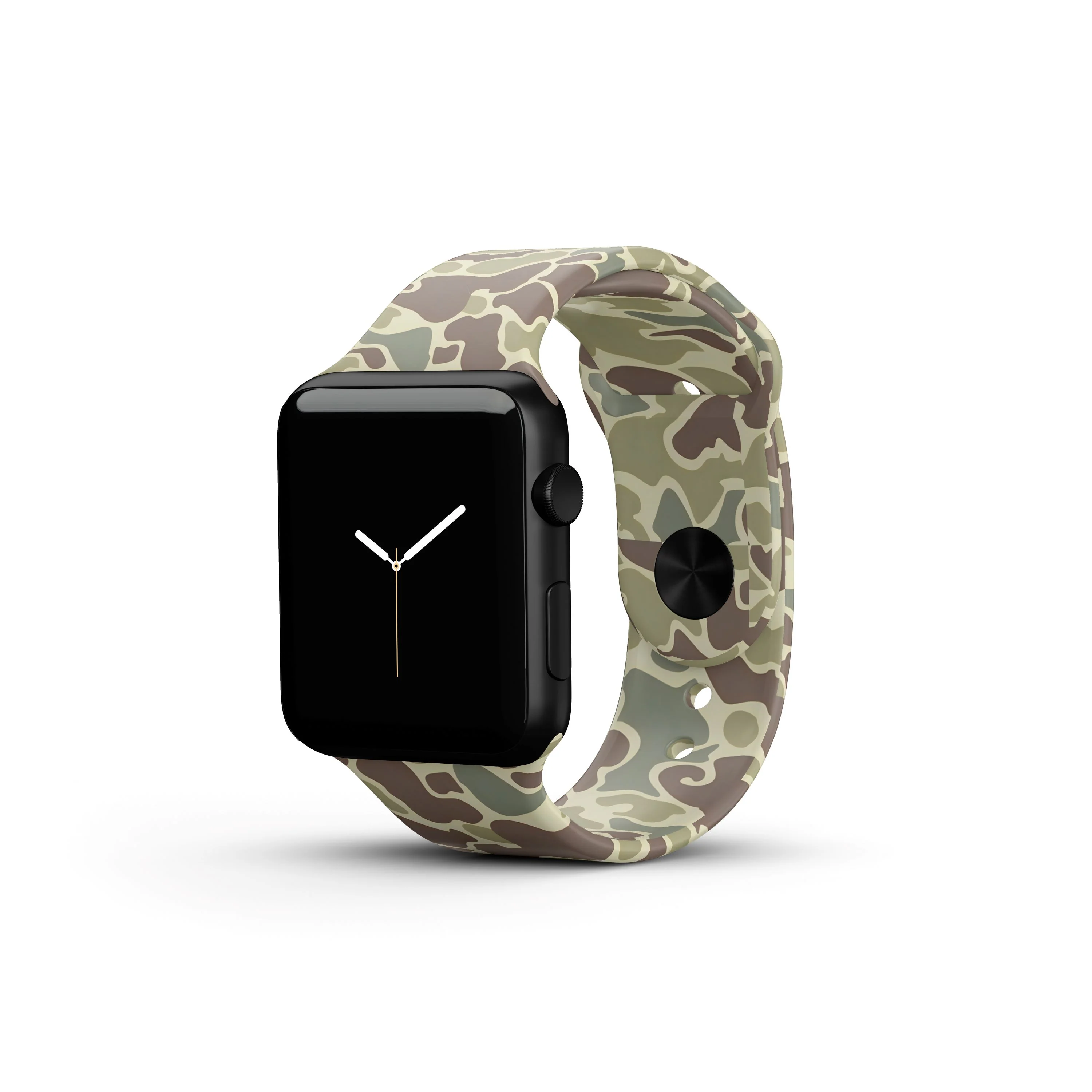 Vintage Timber Camo Silicone Apple Watch Band