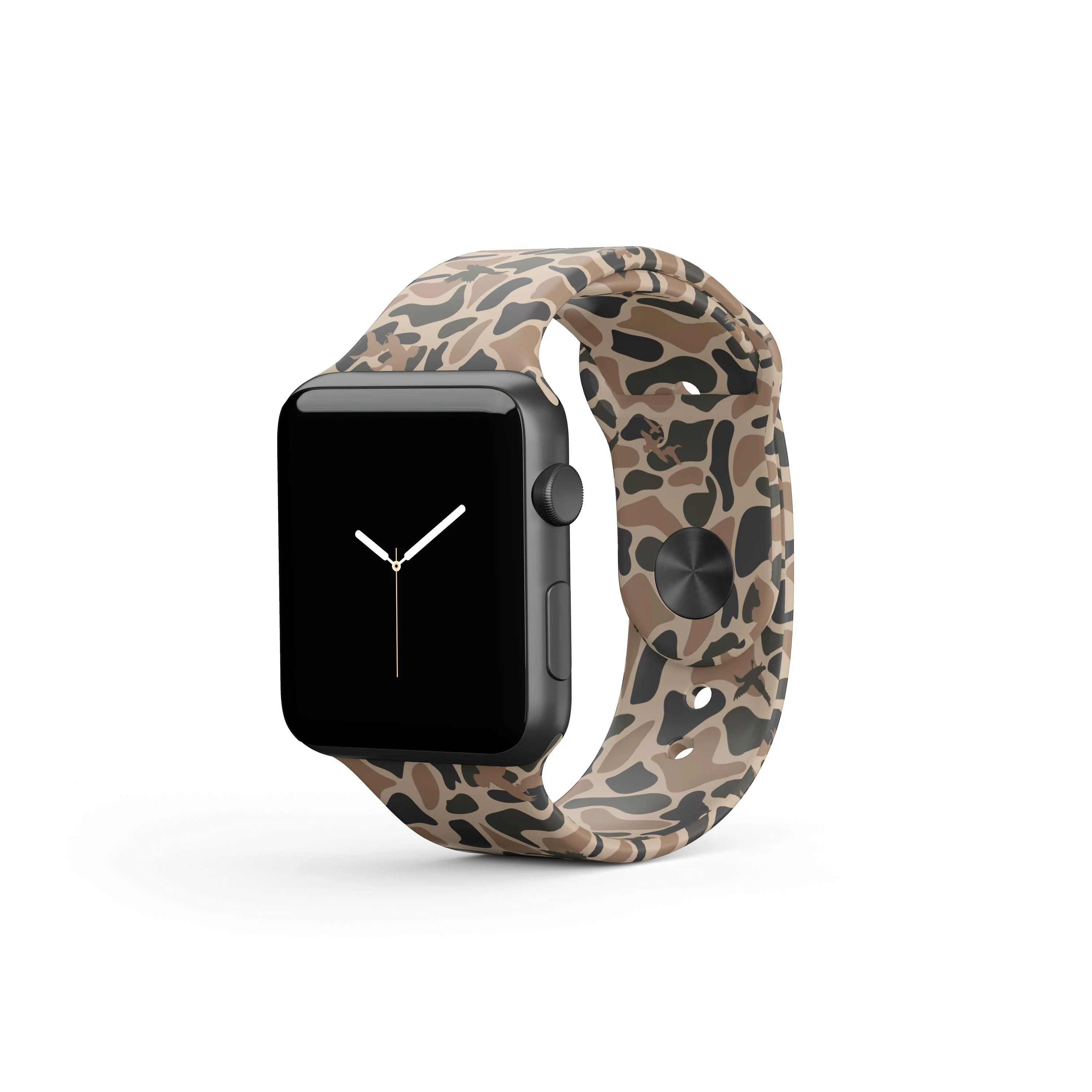 Retro Waterfowl Silicone Apple Watch Band